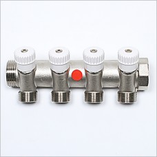 4V Port G 1" X  (M24X19) manifold with valve.