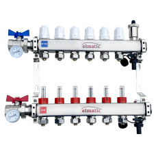 Elmatic 6 port manifold complete